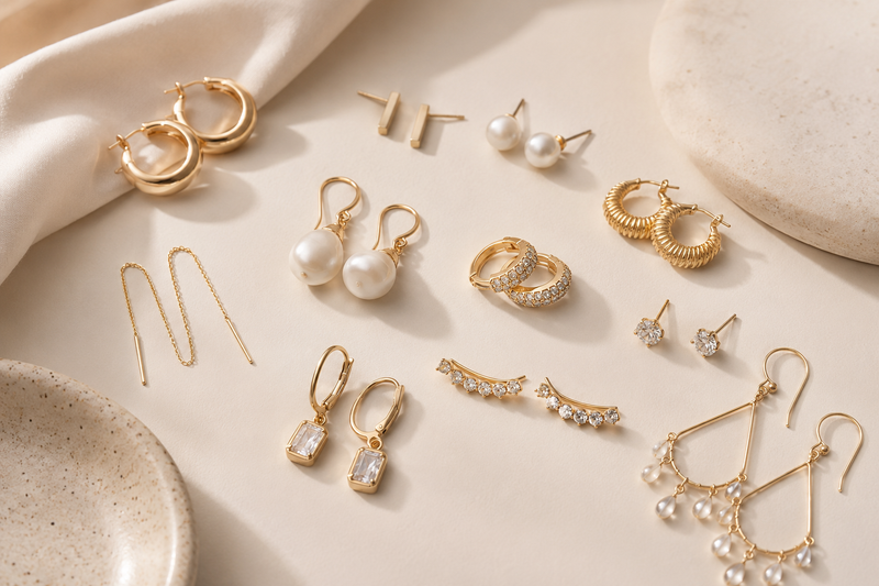 What Type of Earrings Should I Wear? Get to Know Different Types of Earrings & Earring Backs