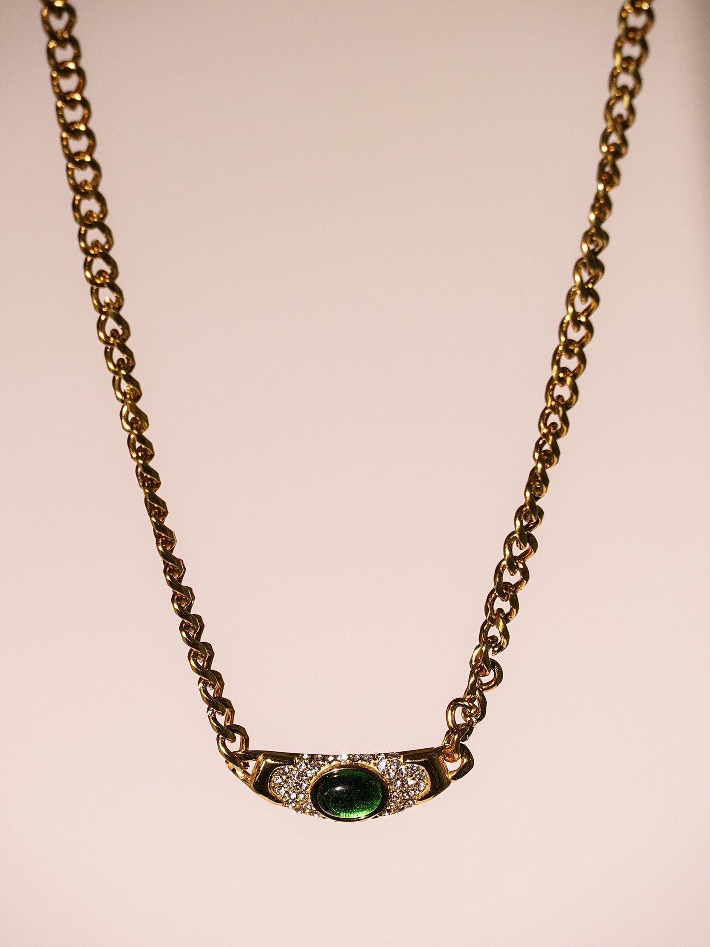 18K Gold Demifine Moon Bella Hadid Pendant Necklace-07
