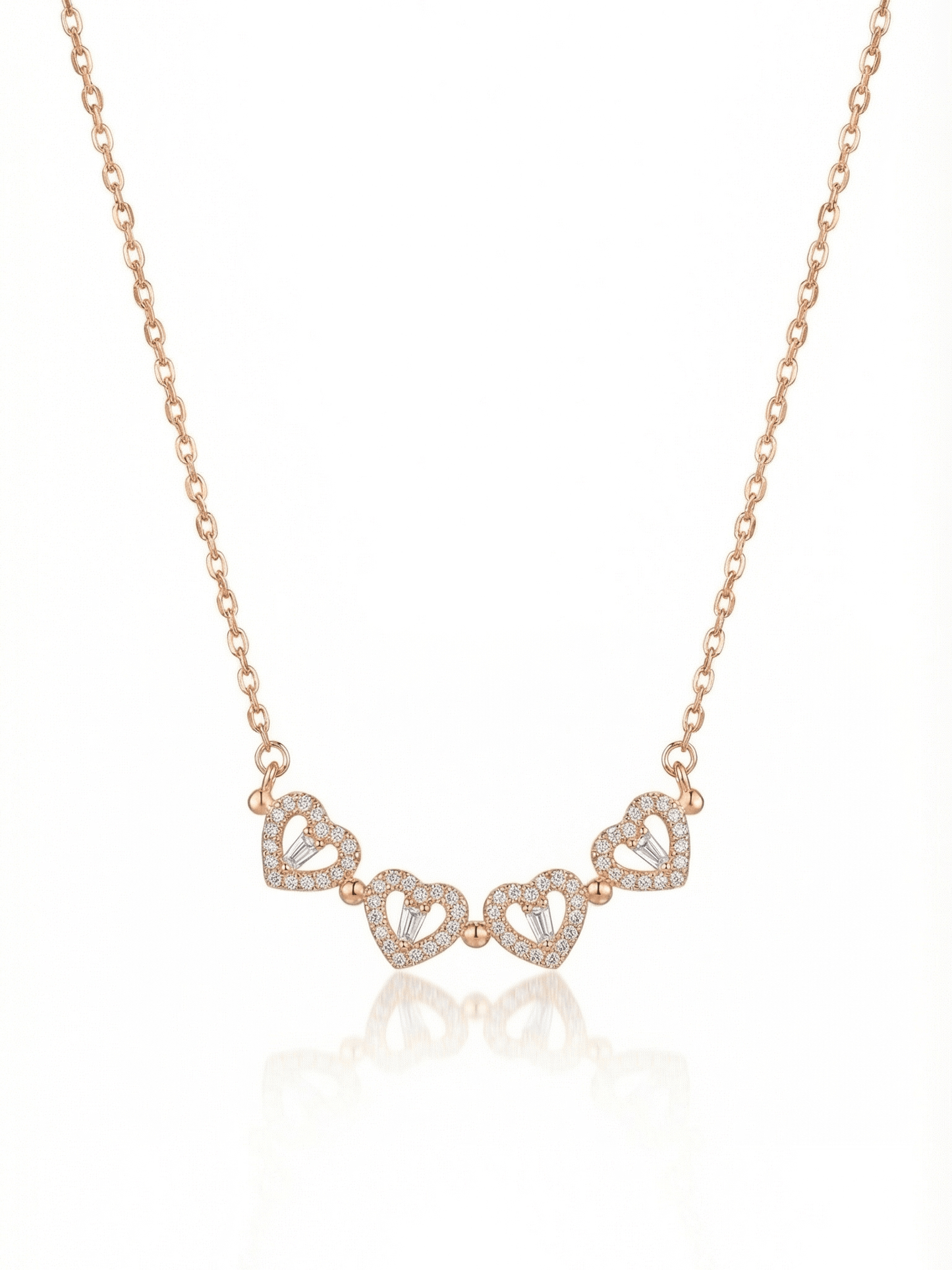 18K Gold Plated Lucky Leaf Magnetic Necklace